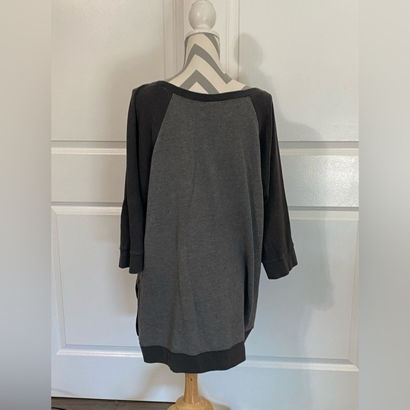 Torrid 3 Gray Zipper Side Sweatshirt - Picture 7 of 12